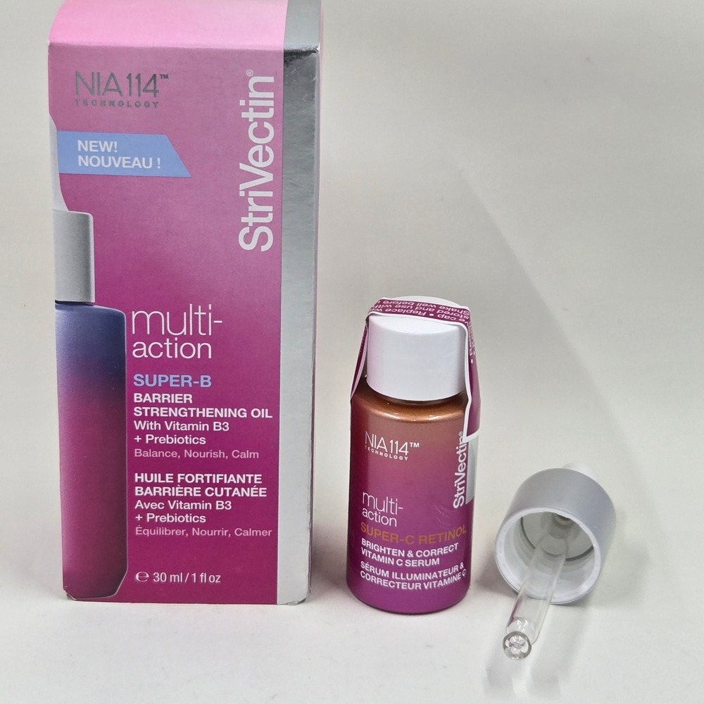 StriVectin Multi-Action Super-B Oil 30ml & Super-C Retinol Serum 15ml Set